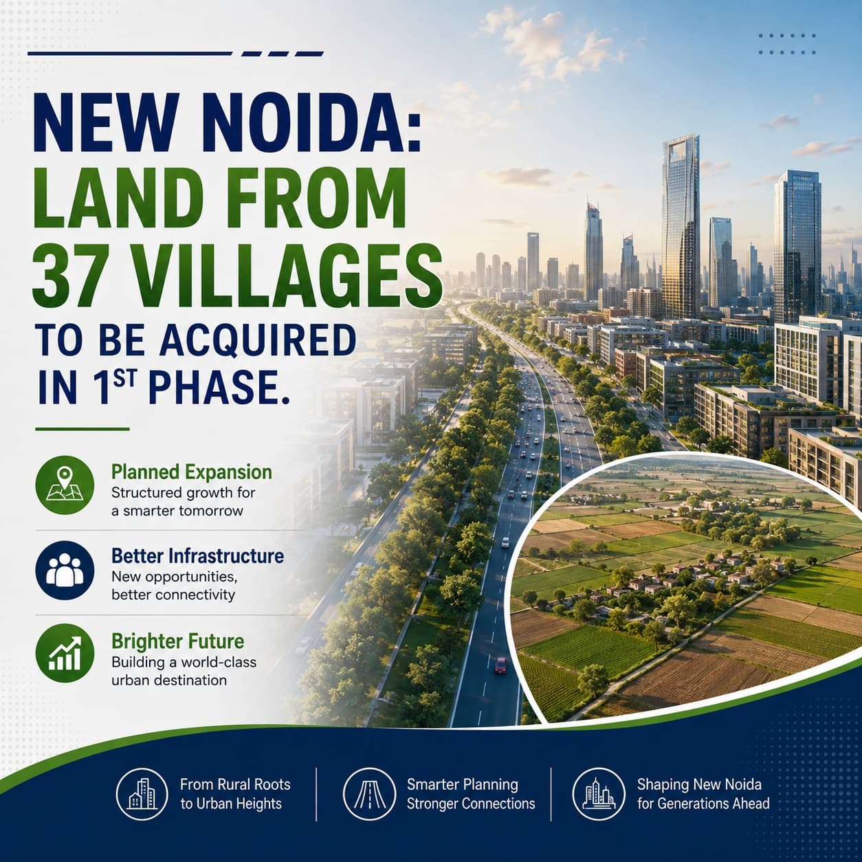 New Noida: Land from 37 Villages to Be Acquired in 1st Phase