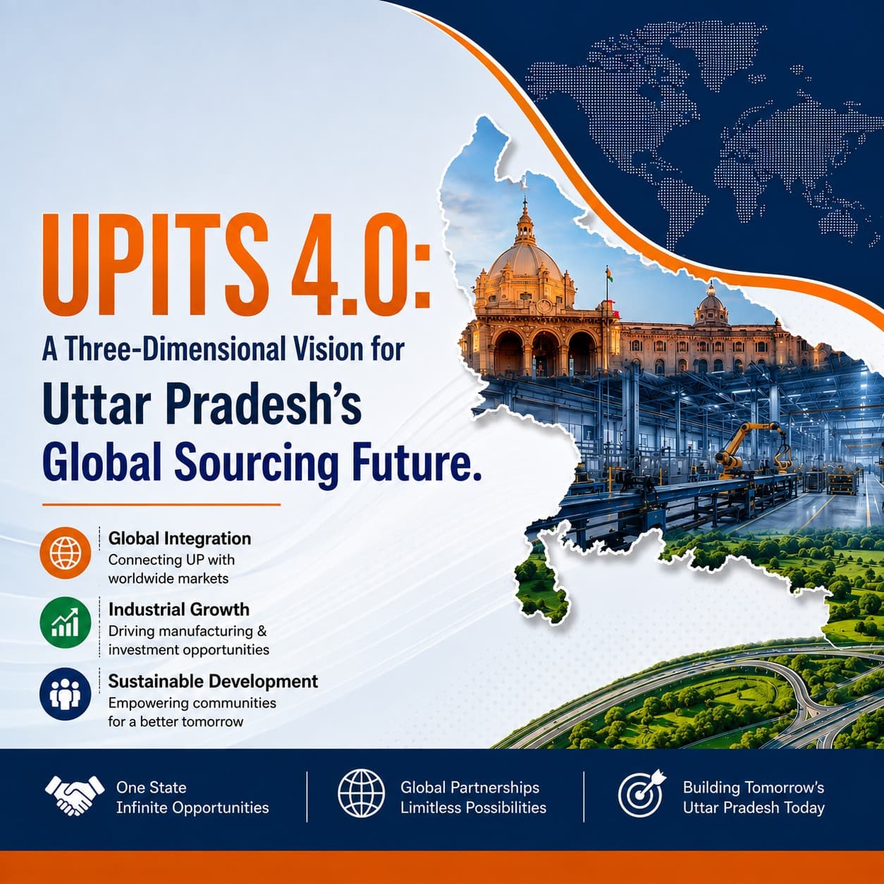 UPITS 4.0: A Three-Dimensional Vision for Uttar Pradesh's Global Sourcing Future