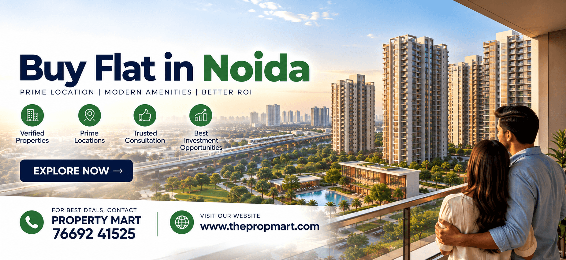 Buy Flat in Noida: Experience Green Living
