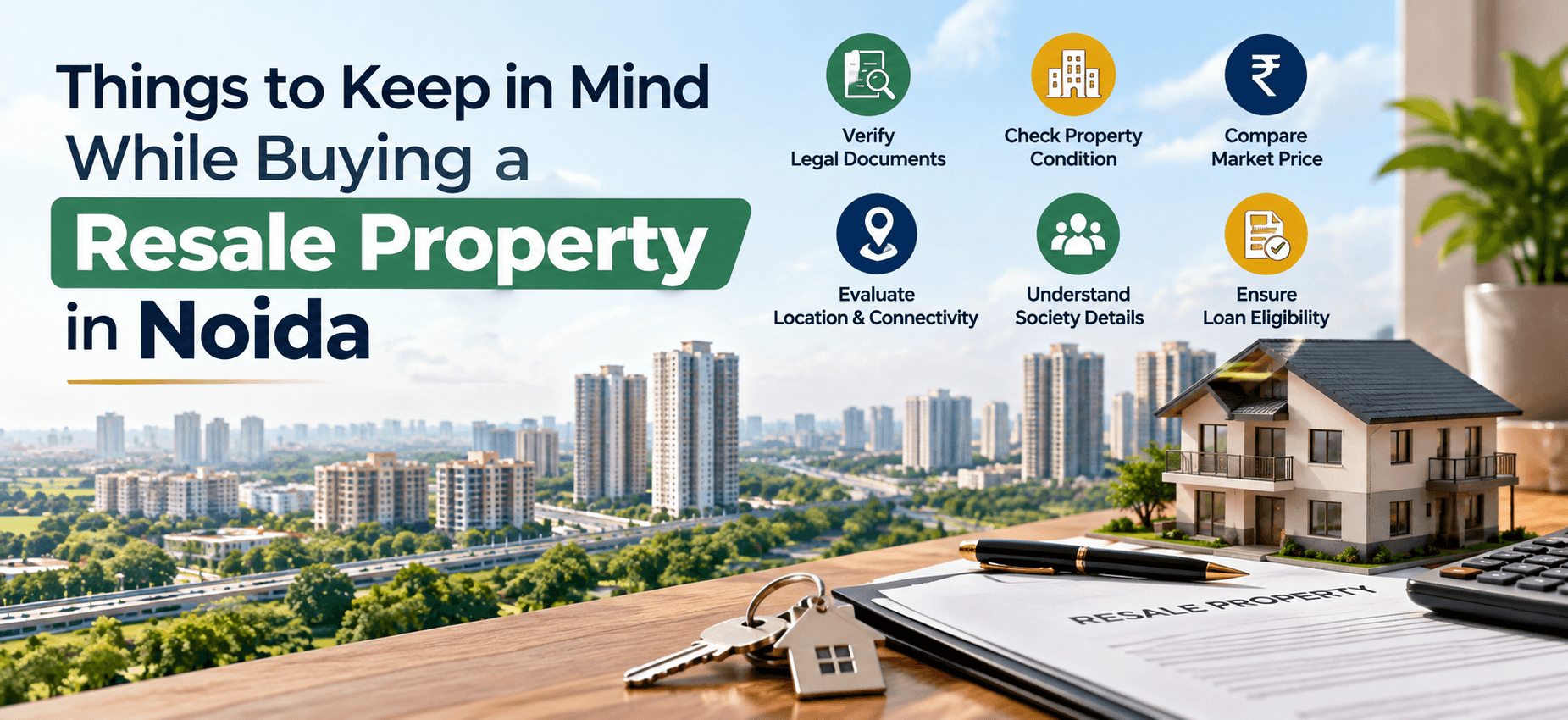 Things to Keep in Mind While Buying a Resale Property in Noida