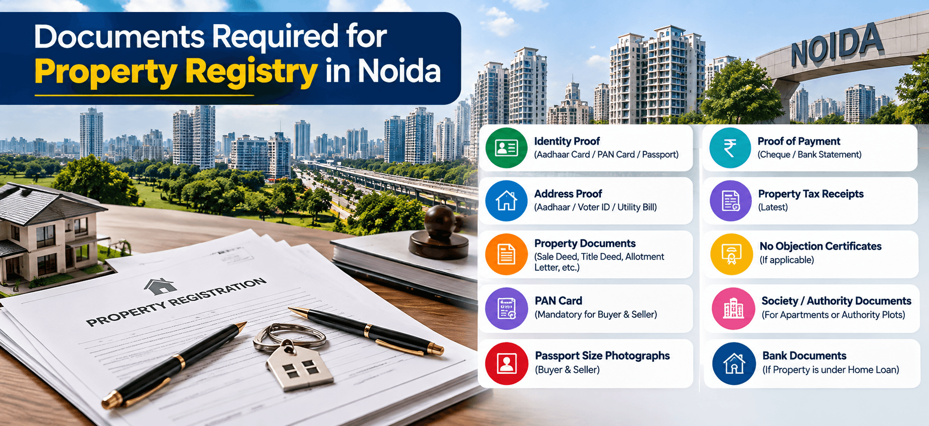 Documents Required for Property Registry in Noida: Your Ultimate Checklist