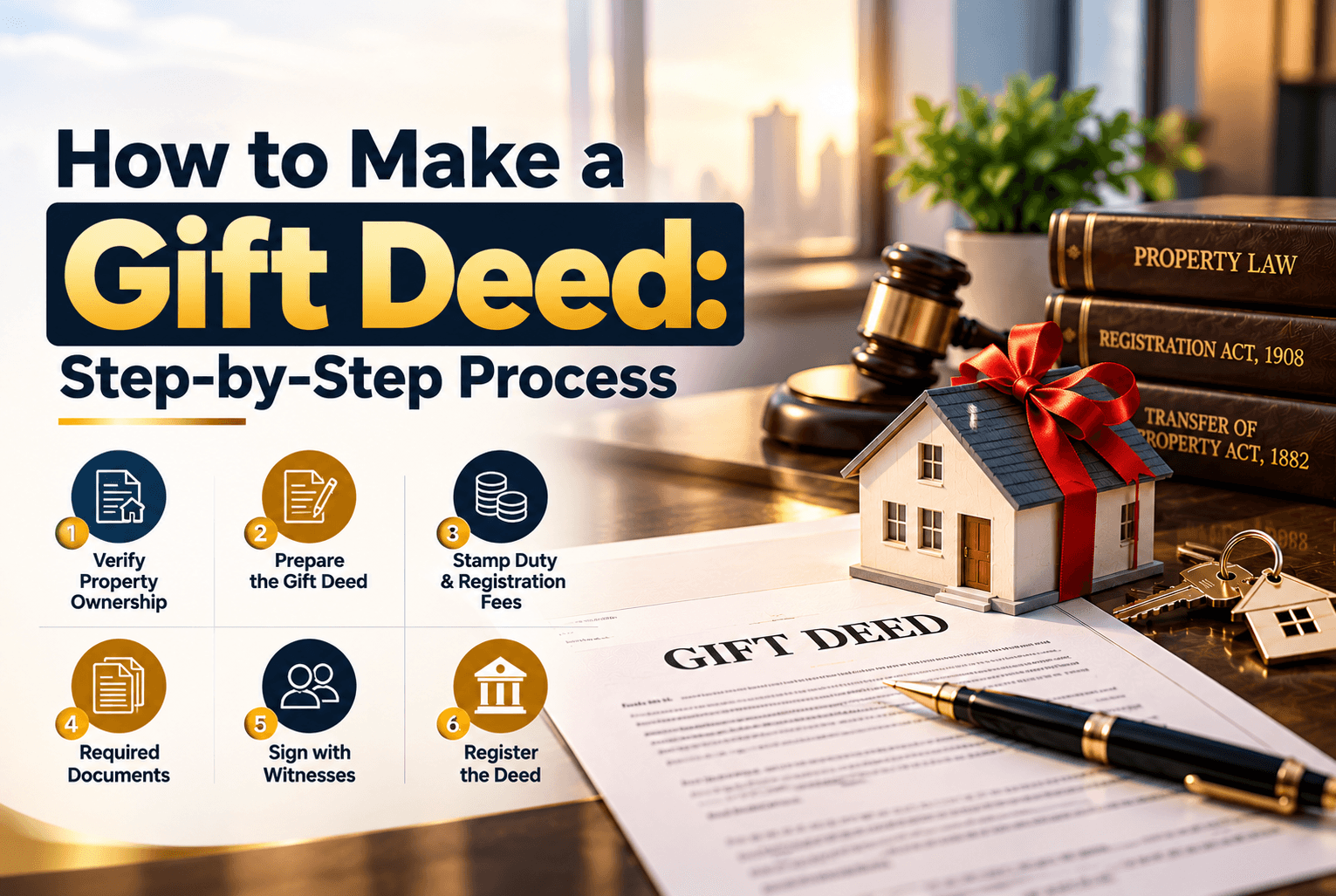 How to Make a Gift Deed: Step-by-Step Process