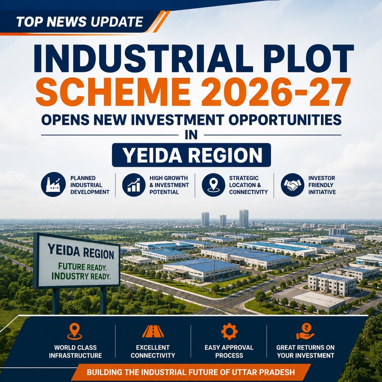 Industrial Plot Scheme 2026-27 Opens New Investment Opportunities in YEIDA Region