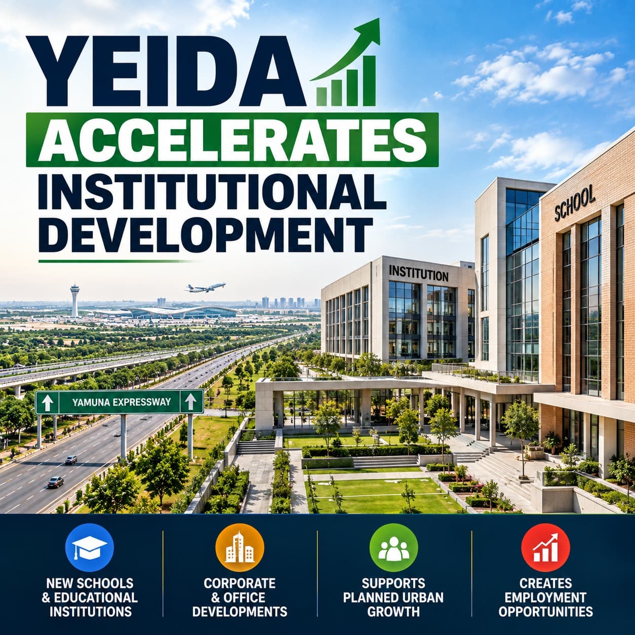 YEIDA ACCELERATES INSTITUTIONAL DEVELOPMENT