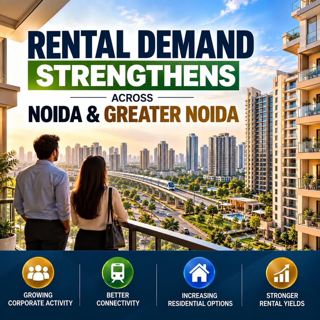 RENTAL DEMAND STRENGTHENS ACROSS NOIDA & GREATER NOIDA